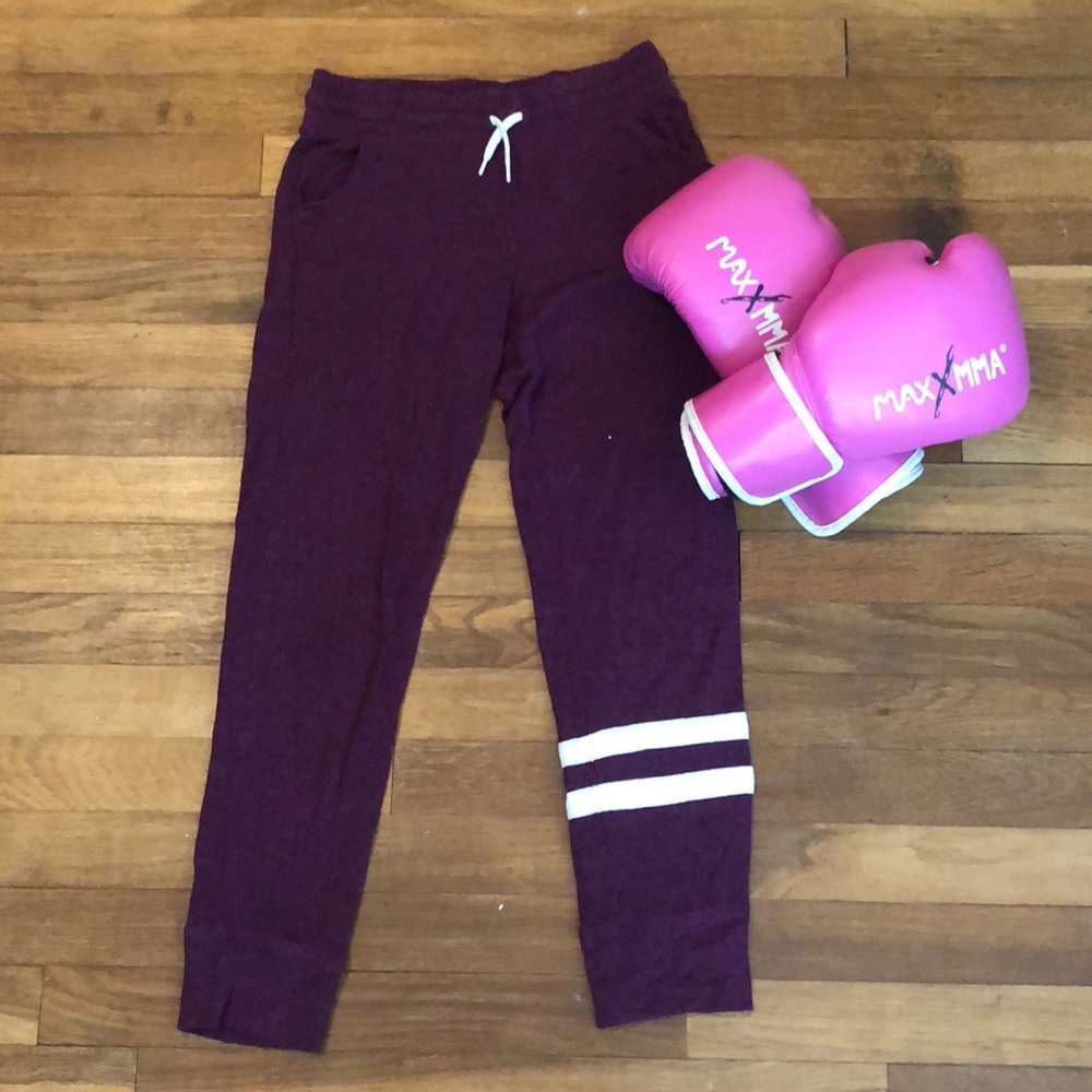 COPY - Maroon colored joggers